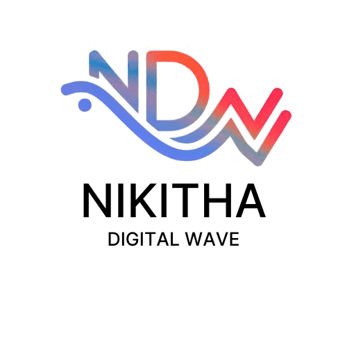 Nikitha Digital Wave Logo